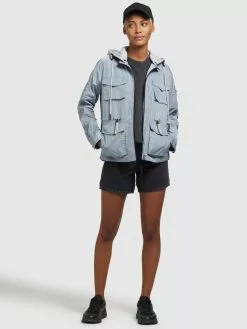 Khujo Übergangsjacken Jacke FLAMES Frauen Hellblau -Khujo Verkäufe df694f2caa10f2b3760fdf5849c9e5d9