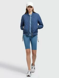 Khujo Übergangsjacken Jacke Leona Frauen Blau -Khujo Verkäufe e682d6447b5a8bea49d40bc0a2988f6a