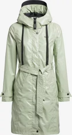 Khujo Regen- & Funktionsmäntel Übergangsmantel Alecia Frauen Pastellgrün