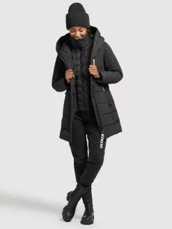 Khujo Kurzmäntel Mantel Floyt Frauen Schwarz -Khujo Verkäufe f4ce8737ff5b3f22aaba1e7a9df60d10