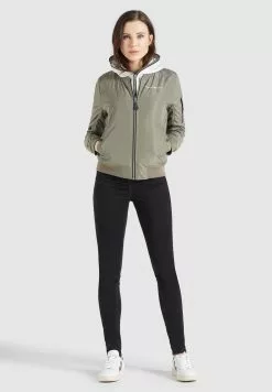 Khujo Winterjacken Winterjacke LARIFA Frauen Khaki -Khujo Verkäufe fbb97572ce724ab586835ec3af27ad43