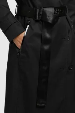 Khujo Trenchcoats Mantel Sarina Frauen Schwarz -Khujo Verkäufe fc06f1976d1a67df2038789b832bbfd7