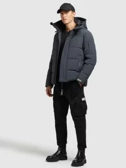 Khujo Winterjacken Jacke Barat Männer Taubenblau -Khujo Verkäufe fcfe13408acca0653f089e84af0d902e