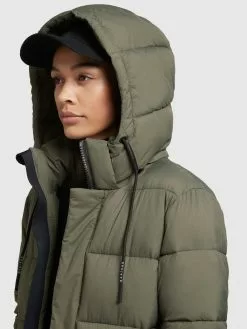 Khujo Winterjacken Jacke Evona Frauen Khaki -Khujo Verkäufe fe46c9bec478cbbdd04325cb1985255b